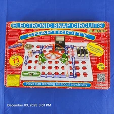 Snap Circuits Snaptricity SCBE-75 Elenco Electronics Electricity STEM Building