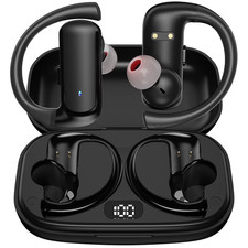 Wireless Headset Sports Bluetooth Headset 5.3, 40 Hour Stereo with HD Microphone