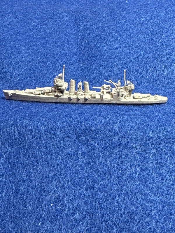 GHQ Micronauts WWII  1/2400, USS Northampton Class CA, assembled and primed #1