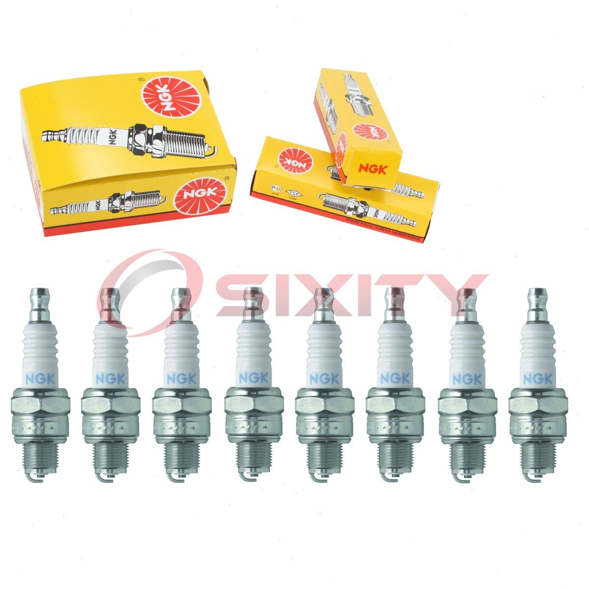 8 pc NGK 6784 CMR7A BLYB Standard Spark Plugs for RY4C 978-1 978 Ignition va
