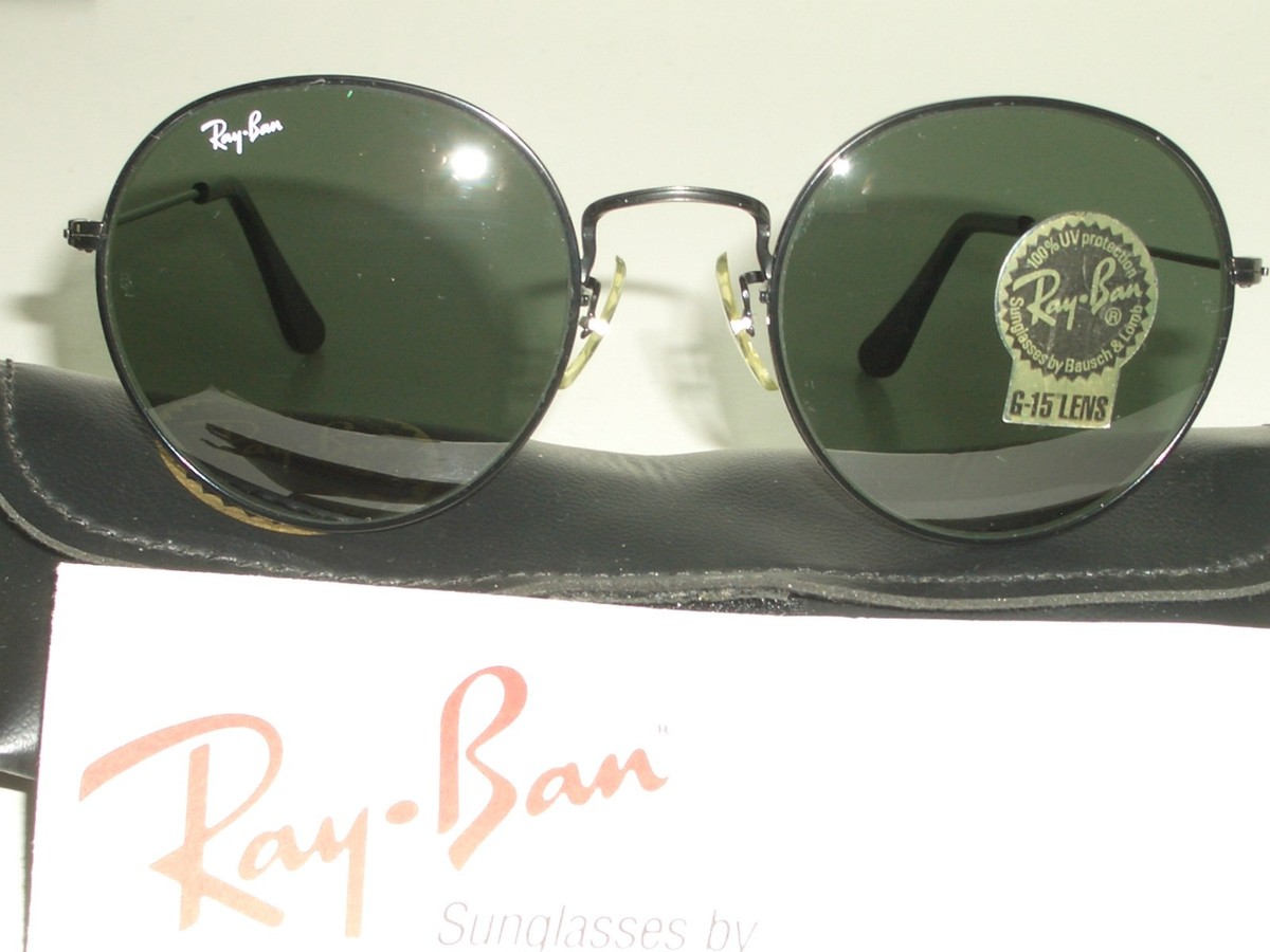 Ray-Ban Sunglasses W0608 Black Round Aviator John Lennon W 