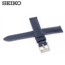 SEIKO Genuine Navy Watch strap Leather Band 22mm RS07S22NY Smart Change New