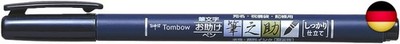 Tombow Fudenosuke Brush-Pen, WS-BH, Stift mit harter Spitze, elastische