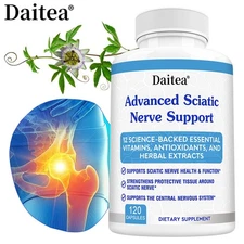 Advanced Sciatic Nerve Support Capsule Relief Alpha Lipoic Acid Vitamin Sciatica