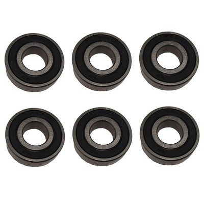 (6) 6203-2RS C3 Sealed Ball Bearings 17x40x12