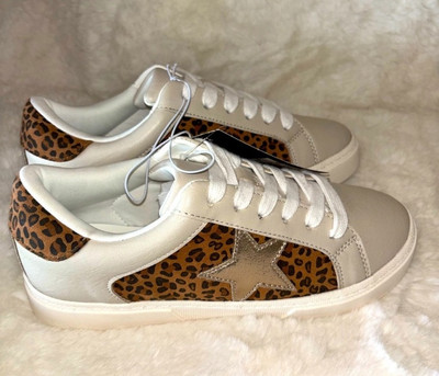 CAT & JACK LITTLE GIRLS SNEAKERS LEOPARD PRINT SHOES NWTS 