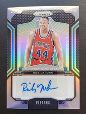 2024-25 Panini Prizm Rick Mahorn Penmanship Auto Silver Prizm #PNM-RMH Pistons