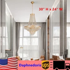 Modern Luxury Crystal Chandelier Ceiling Fixtures Pendant Lighting Home Decorate