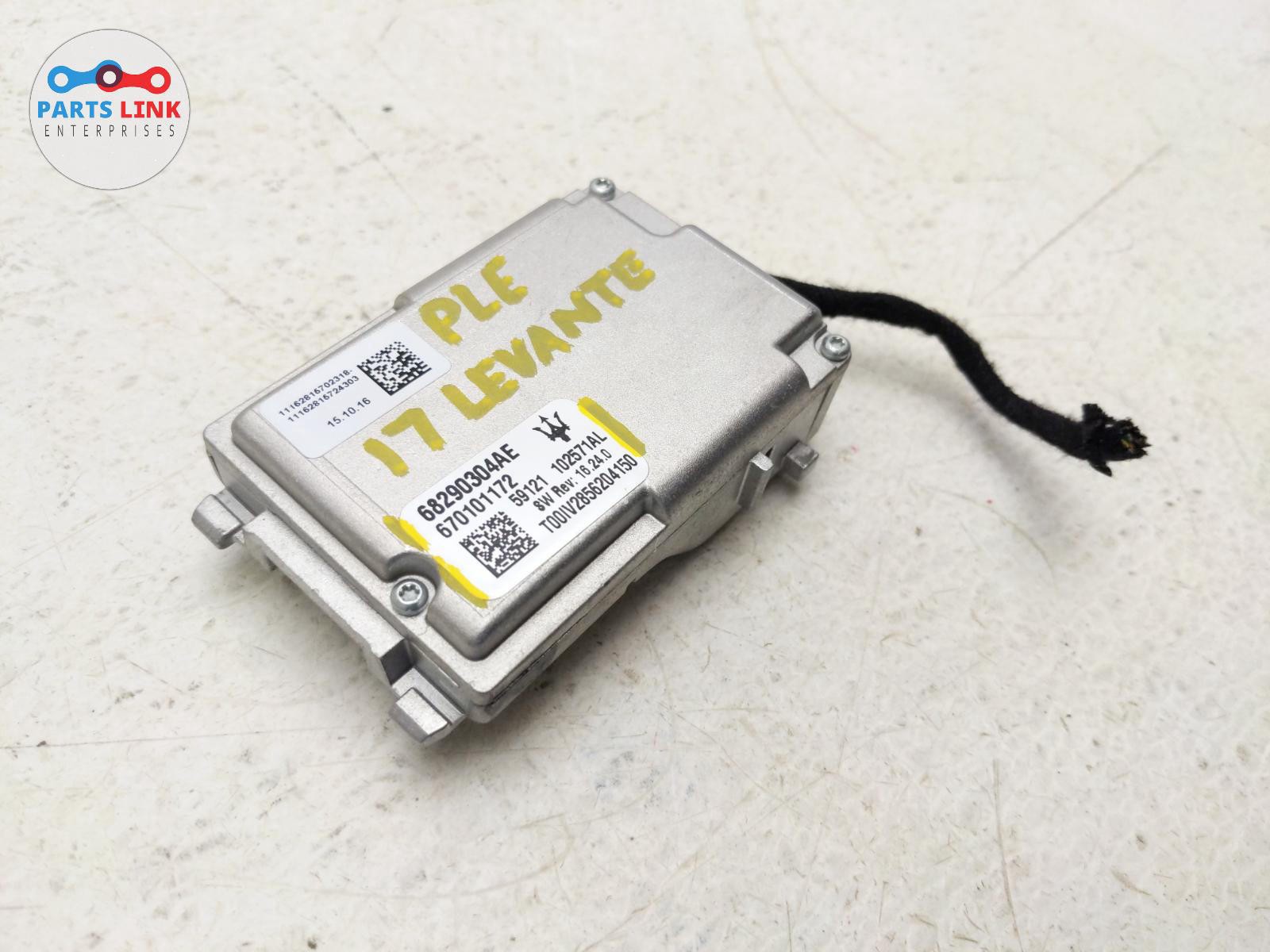 2017-20 MASERATI LEVANTE FRONT WINDSHIELD CAMERA LANE ASSIST GHIBLI HARNESS M161