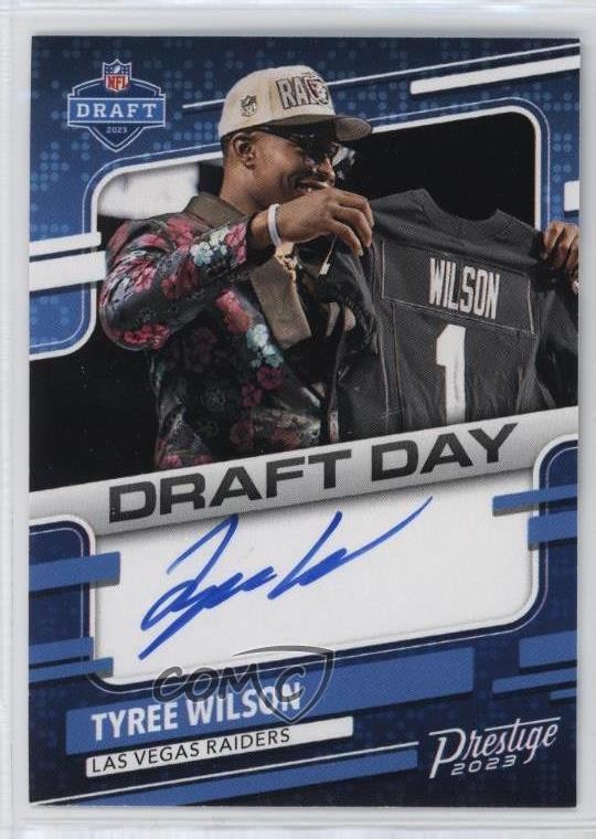 2023 Panini Prestige Draft Day Signatures Tyree Wilson Rookie Auto RC n0c