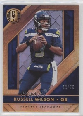 2020 Panini Gold Standard Platinum 52/75 Russell Wilson #90 u6m