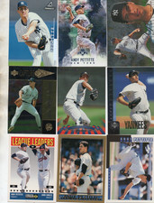 9-andy pettitte new york yankees card lot nice mix