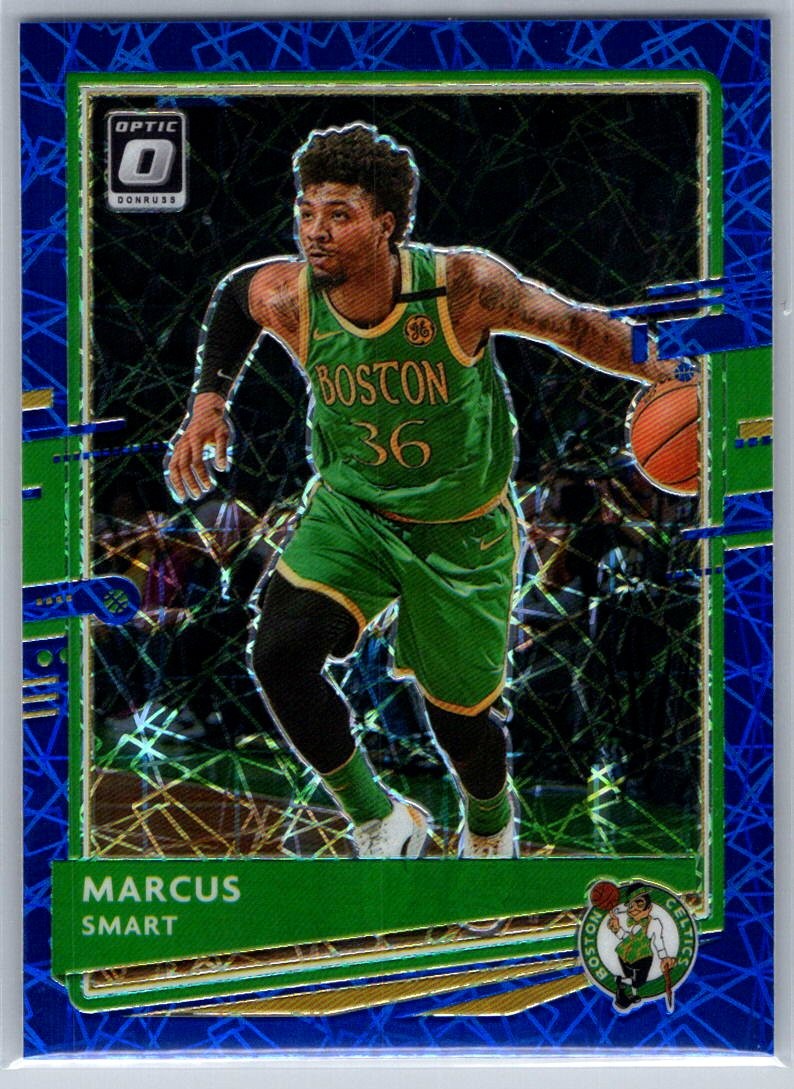 2020-21 Donruss Optic Marcus Smart Blue Velocity #41