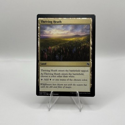Thriving Heath #35 Jumpstart MTG MISALIGNMENT MISPRINT VISIBLE PRINT DOT     -P2