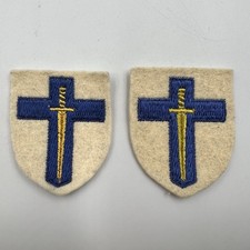 Genuine WW2 2nd Army Formation Signs