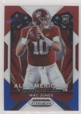 2021 Panini Prizm Draft Picks All-American Red White & Blue Mac Jones #183 08nc