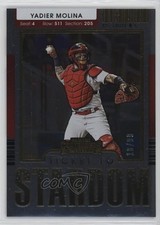 2021 Panini Contenders Ticket to Stardom Gold /99 Yadier Molina #TTS-YM 0t02