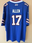 Josh Allen Jersey Buffalo Bills # 17 Stitched Adult Large Next Day Ship