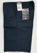 Dickies School Uniform Boys Loose Fit Shorts Navy Size 18H/28W