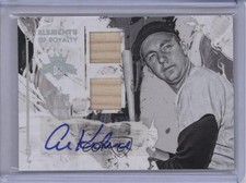 2016 Diamond Kings Elements of Royalty Signatures Silver 4/10 Al Kaline Auto w7v