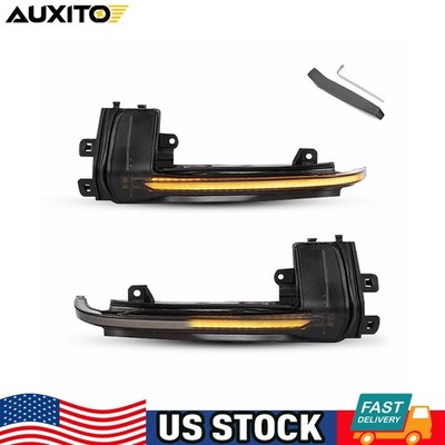 2PC LED Sequential Side Mirror Turn Signal Light For Audi A4 A5 S5 B8.5 8P A3 Q3