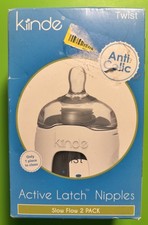 Kinde Twist Active Latch Nipples Slow Flow 2-pk