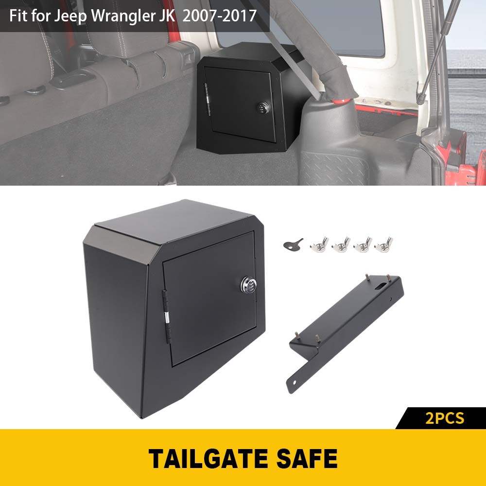 Right Truck Storage Tool Box Code Lock For 2007-18 Jeep Wrangler JK Accessories