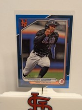 2024 Bowman - Francisco Lindor #38 Blue Border /150