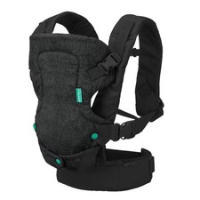 Infantino Flip 4-in-1 Baby Carrier Black Ergonomic Infant to Toddler 8  32 lbs