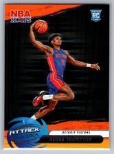 2023-24 Panini NBA Hoops Attack the Rack #3 Ausar Thompson RC Detroit Pistons