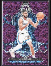2023-24 Panini Mosaic Isaiah Joe Fast Break Purple Disco Prizm Rookie /50 #86