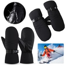 Mens Waterproof Ski Mittens 3M Thinsulate Winter Snow Sport Gloves
