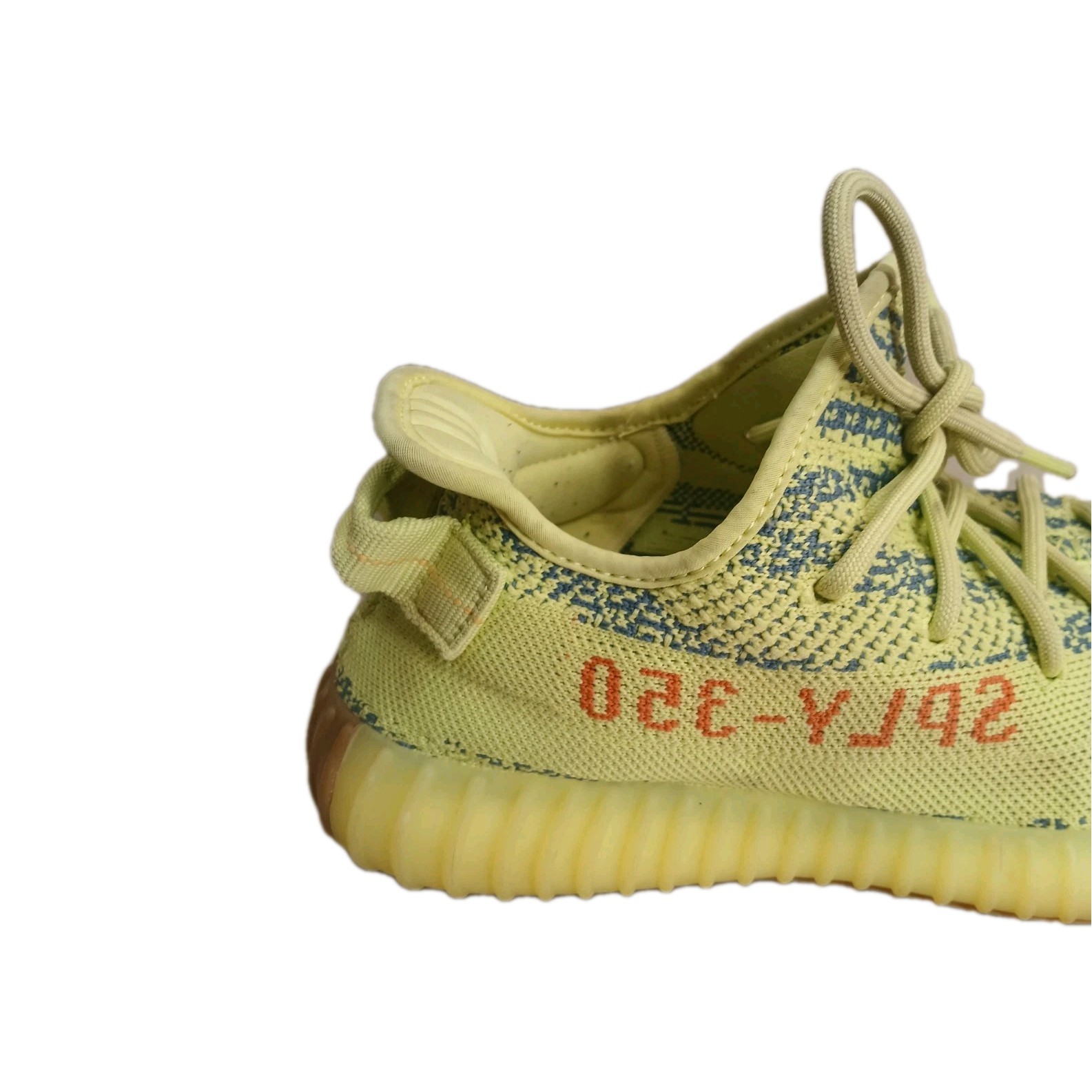 Adidas Yeezy Boost 350 V2 Low Semi Frozen Yellow Men's Athletic Sneakers US 7.5 thumbnail 12