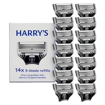 Razor Blade Refills 14 Count Premium German Engineered Harry s Harrys