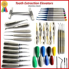 Dental Elevators Tooth Extraction Luxating Root Tip Implant Surgical CE