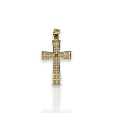 Cross Pendant - 10k Yellow Gold