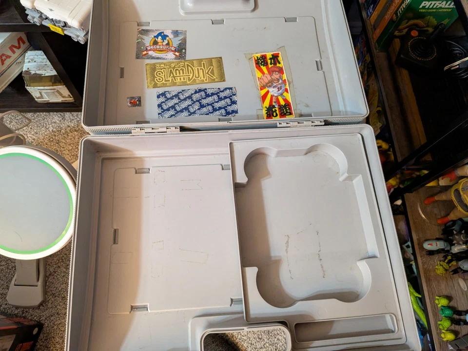 Estuche de almacenamiento Super Famicom / SNES Japón Super Mario World con bandeja adhesiva Foto 3 de 3