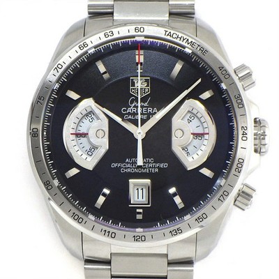 TAG Heuer Watch Grand Carrera Caliber 17 CAV511A.BA0902 Black Used