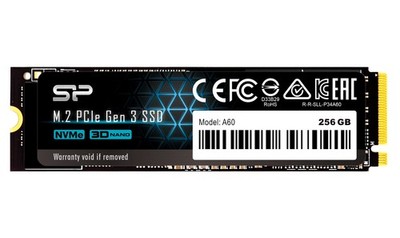 256 GB Silicon Power P34A60 NVMe M.2 PCIe Gen3x4 2280 SSD Solid-State-Laufwerk