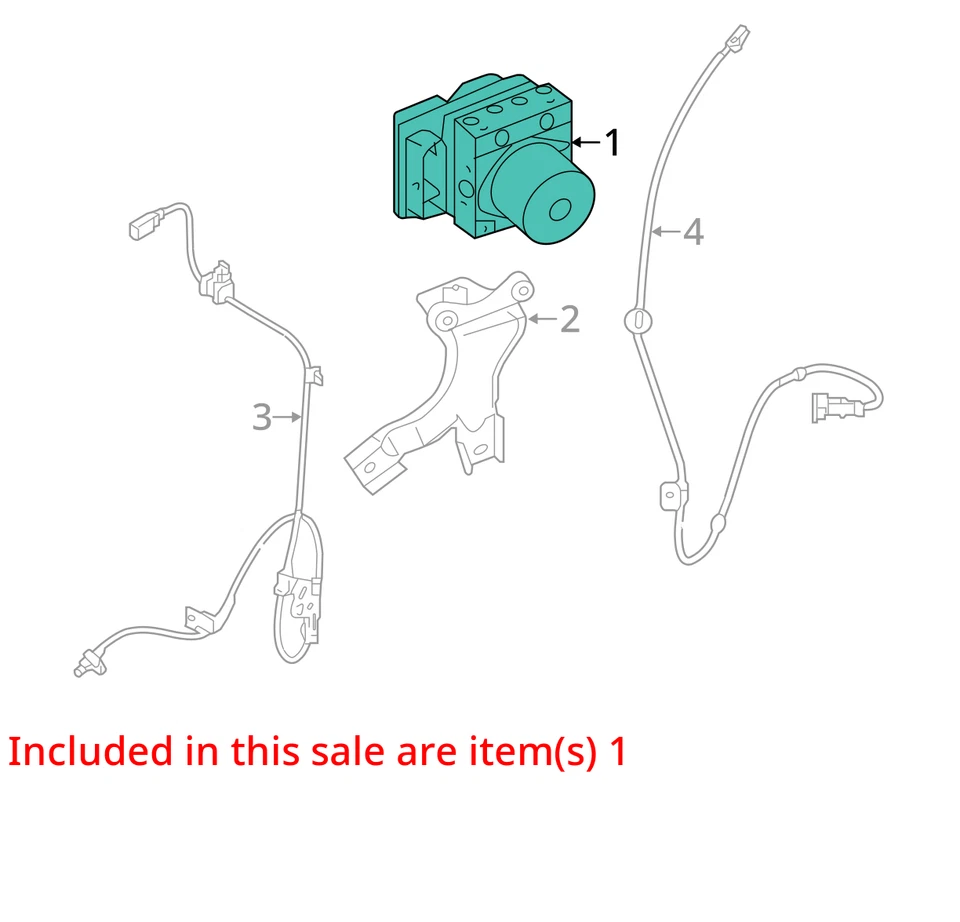 Kia Soul Ev Abs Pump Control Module L6NE9 - Image 3 of 4