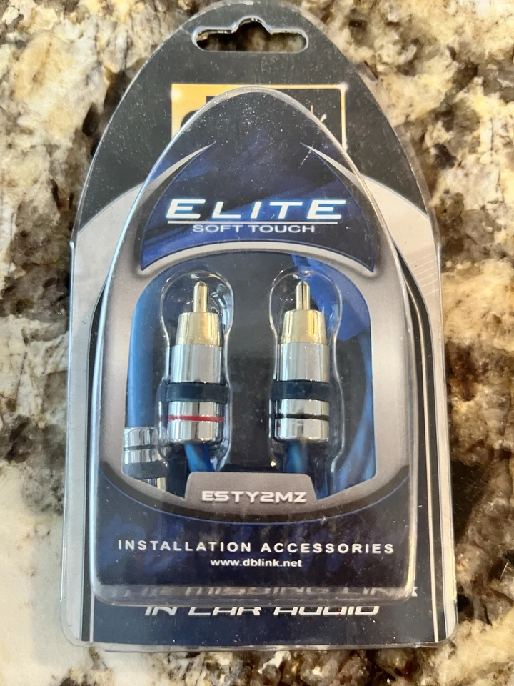 DB Link® Elite Soft Touch RCA Y-Adapter, 1 Female to 2 Males 24k Gold Plated - Image 3 of 4