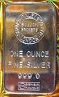 VINTAGE Sharps Pixley & Co. Ltd. London Bullion Broker 1 Troy oz.999 SILVER