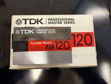 NEW TDK PRO AM 120 MASTER SERIES IEC I TYPE I BLANK CASSETTE TAPE SEALED 