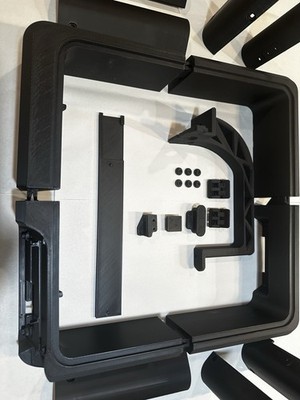 Flashforge AD5M Enclosure Printed Parts Only - For 3d Printer 5M Black