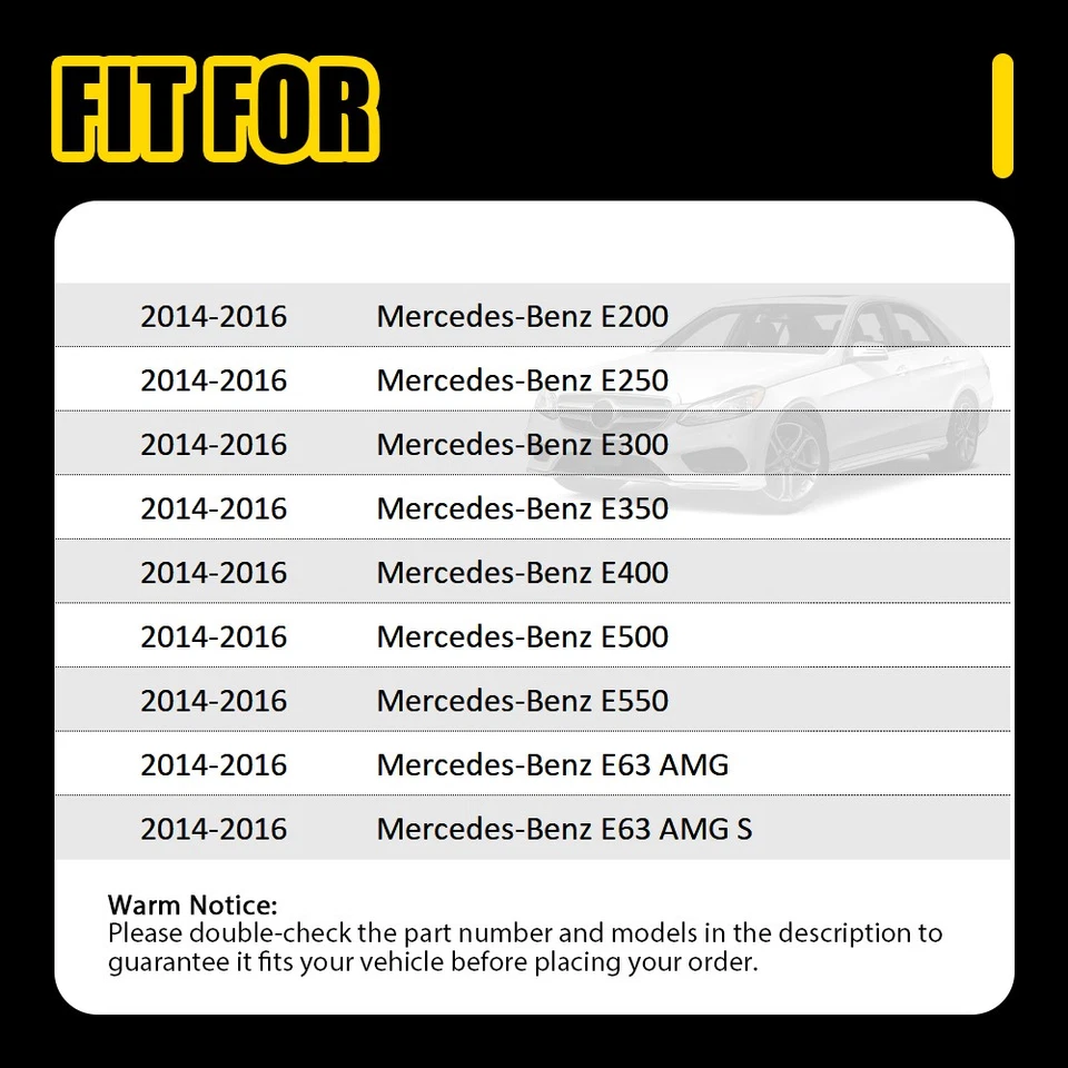 2x LED Headlight Control Module Ballast for 2014-2016 Mercedes-Benz E400 E63 AMG - Image 2 of 4