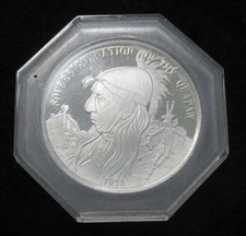 Sovereign Nation of the Quapaw 1975 .8ozt .999 Silver 93.74 per troy oz