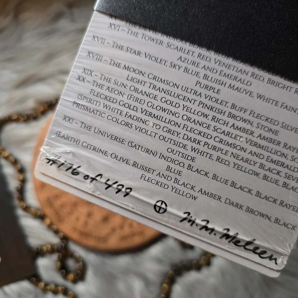 Tabula Mundi M.M. Meleen 22 Card Tarot Deck With Card Sleeve No Guidebook USED - Image 4 of 4