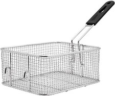Stainless Steel Deep Fry Basket for Frying Serving Food Detachable Handle
