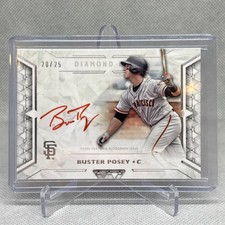 2018 Topps Diamond Icons Buster Posey Red Ink Autograph /25 Giants Auto