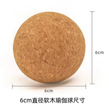 Palla Da Yoga Massaggio in Sughero Palla per Fascia Ф6Cm Ф7Cm Ф8Cm Rilassa I Mus